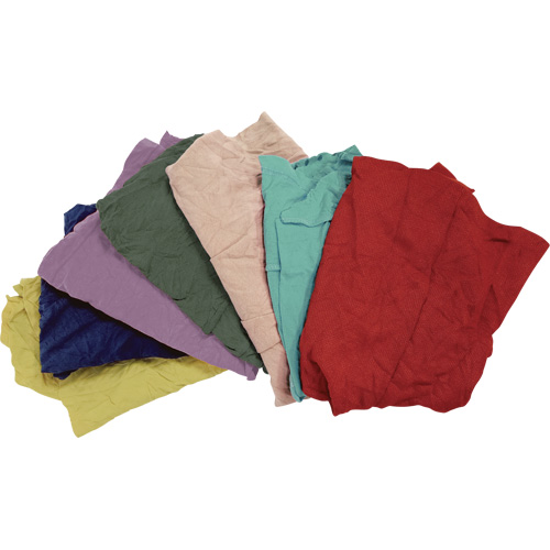 Recycled Material Wiping Rags, Fleece, Mix Colours, 25 lbs. CSL Industriel Inc.