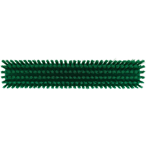 Push Broom Head, Fine/Stiff Bristles, 16-1/2", Polyester/Polypropylene, Green CSL Industriel Inc.