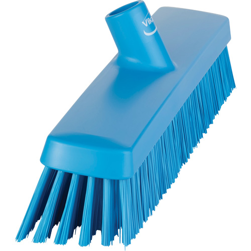 Push Broom Head, Fine/Stiff Bristles, 16-1/2", Polyester/Polypropylene, Blue CSL Industriel Inc.