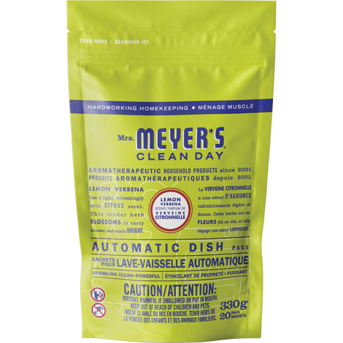 Mrs. Meyer's&reg; Clean Day Automatic Dish Pacs Detergent, Pods, 330 g, Lemon Verbena CSL Industriel Inc.