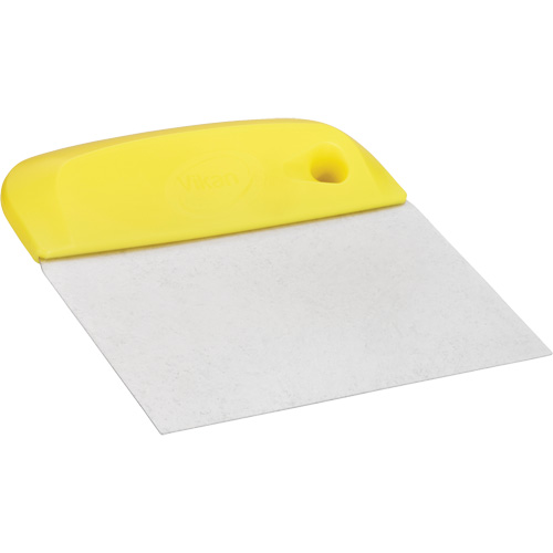 Flexible Stainless Steel Dough Cutter/Scraper, Yellow, 4-1/2" W x 5-3/4" L CSL Industriel Inc.