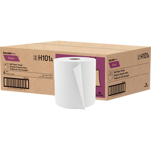 PRO Select Roll Paper Towel, 1 Ply, Standard, 1000' L CSL Industriel Inc.