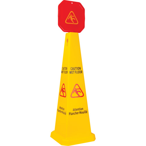 Wet Floor Safety Cone Topper, Pictogram CSL Industriel Inc.