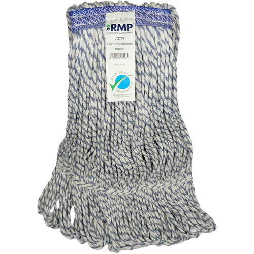 Candy-Striped Mop Head, Floor Finishing, Synthetic, Loop Style CSL Industriel Inc.