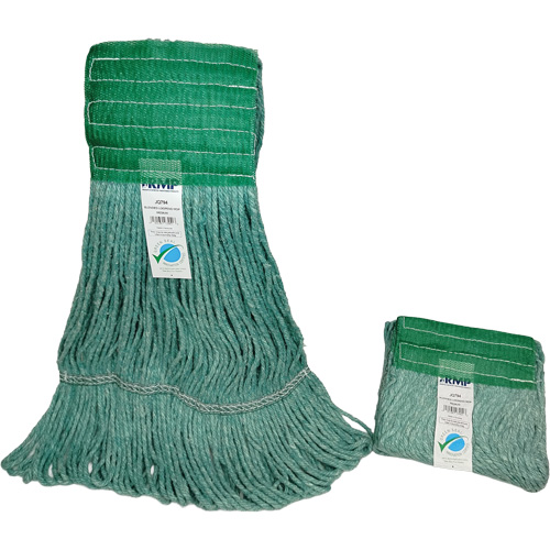 T&ecirc;te de vadrouille &agrave; bande large, Antimicrobien/Finition de plancher/Sp&eacute;cialis&eacute;, Coton/Rayonne/Synth&eacute;tique, Style Boucle CSL Industriel Inc.