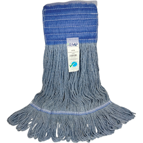 T&ecirc;te de vadrouille &agrave; bande large, Antimicrobien/Finition de plancher/Sp&eacute;cialis&eacute;, Coton/Rayonne/Synth&eacute;tique, Style Boucle CSL Industriel Inc.