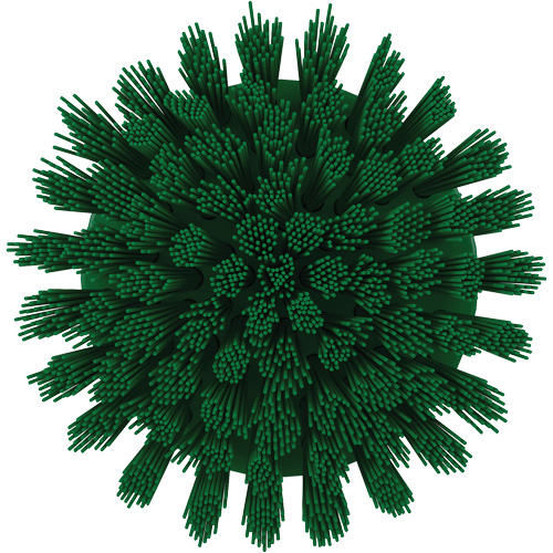 Brosse ronde HyDrive pour perceuse, Soies Tr&egrave;s ferme, Longueur de 3-1/10", Vert CSL Industriel Inc.