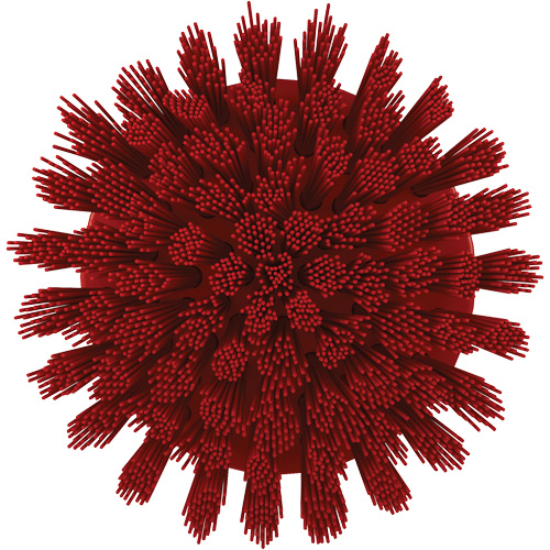 Brosse ronde HyDrive pour perceuse, Soies Tr&egrave;s ferme, Longueur de 3-1/10", Rouge CSL Industriel Inc.