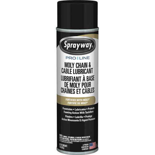 Lubrifiant au molybd&egrave;ne Pro Line pour chaînes et c&acirc;bles, Canette a&eacute;rosol CSL Industriel Inc.
