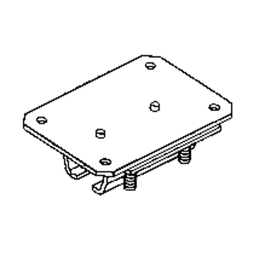 &eacute;clisse pour rail de roulement de mur-rideau mont&eacute; au plafond CSL Industriel Inc.