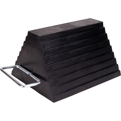 Cale de roue, 9" x 8" x 6", Noir CSL Industriel Inc.