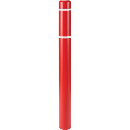Capuchons en polyethylene pour borne de protection, 6-5/8" dia. x 60" l, Rouge CSL Industriel Inc.