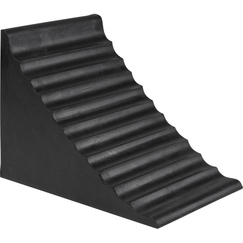 Cale de roue, 9-7/8" x 7-1/8" x 7-1/2", Noir CSL Industriel Inc.