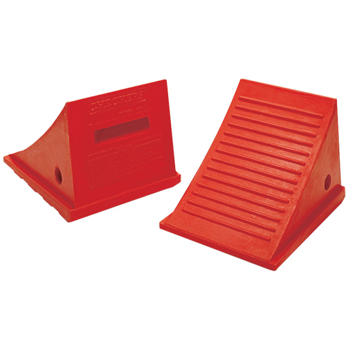 Cales-roue pour usage g&eacute;n&eacute;ral, Polyur&eacute;thane, Orange, 9" la x 11-1/2" p x 8-1/2" h CSL Industriel Inc.