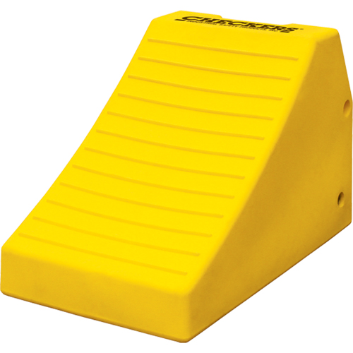 Cales-roue robustes, Polyur&eacute;thane, Jaune s&eacute;curit&eacute;, 14-1/2" la x 24-3/5" p x 16" h CSL Industriel Inc.