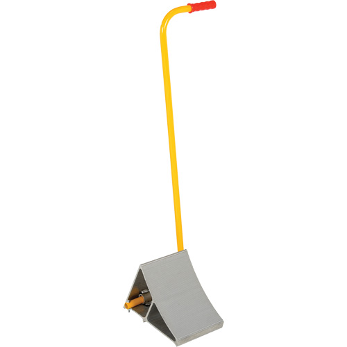 Aluminum Wheel Chock With Handle, 7" W x 11-7/8" D x 7-11/16" H CSL Industriel Inc.