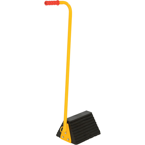 Ergo Handle Wheel Chock, 9-1/4" x 8" x 6", Black CSL Industriel Inc.