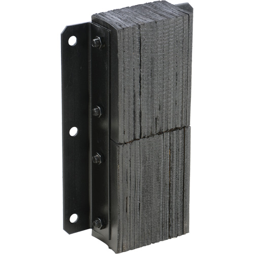 Laminated Dock Bumper, Vertical, Rubber, 13-1/4" W x 4-1/2" D x 20" H CSL Industriel Inc.