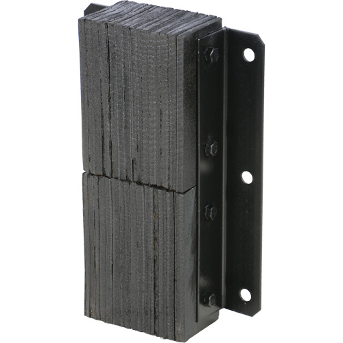 Laminated Dock Bumper, Vertical, Rubber, 13-1/4" W x 4-1/2" D x 20" H CSL Industriel Inc.