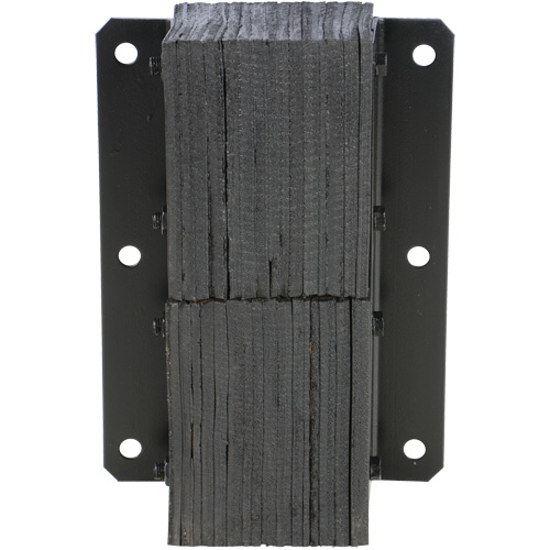 Laminated Dock Bumper, Vertical, Rubber, 13-1/4" W x 4-1/2" D x 20" H CSL Industriel Inc.