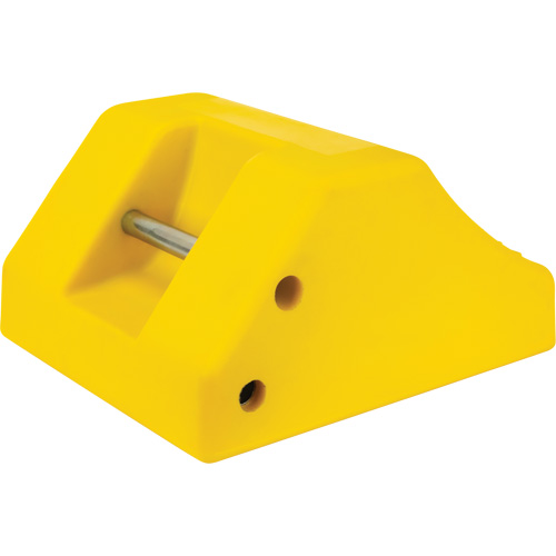 Cale de roue robustes, Ur&eacute;thane, Jaune, 15-1/2" la x 17-7/10" p x 10" h CSL Industriel Inc.