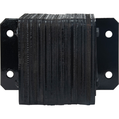 Laminated Dock Bumpers, Horizontal, Rubber, 12" W x 4" D x 10" H CSL Industriel Inc.