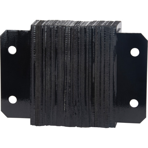 Laminated Dock Bumpers, Horizontal, Rubber, 12" W x 4" D x 10" H CSL Industriel Inc.