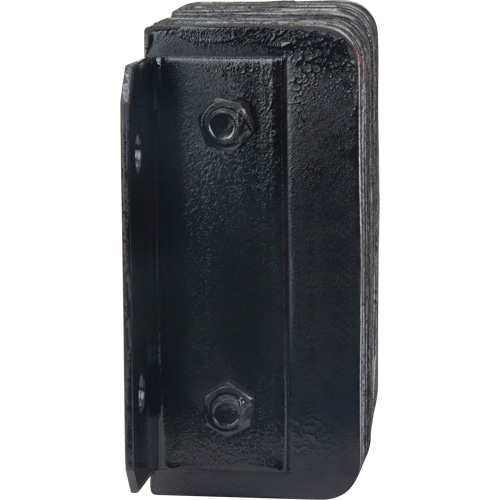 Laminated Dock Bumpers, Horizontal, Rubber, 12" W x 4" D x 10" H CSL Industriel Inc.
