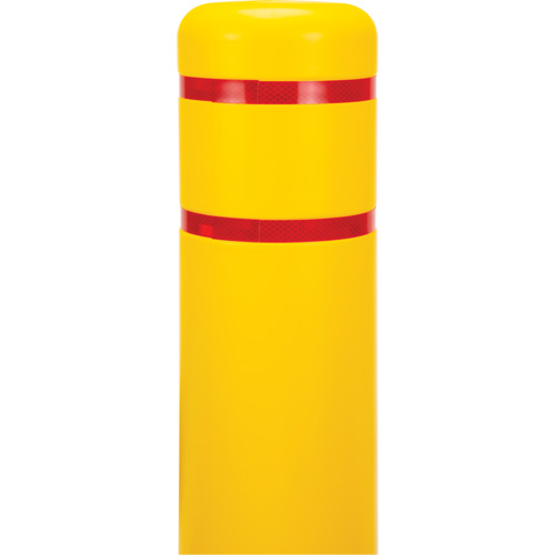 Polyethylene Bollard Cover, 6-5/8" Dia. x 52" L, Red/Yellow CSL Industriel Inc.
