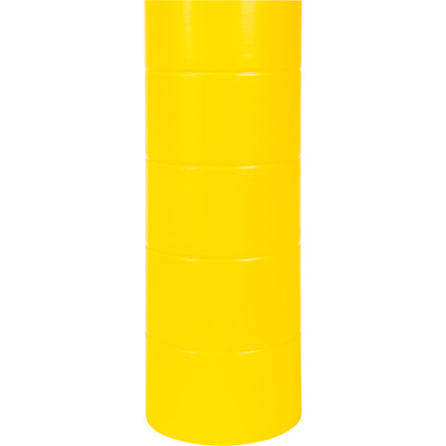 Capuchon en poly&eacute;thyl&egrave;ne pour borne de protection, 6-5/8" dia. x 60" l, Rouge/Jaune CSL Industriel Inc.