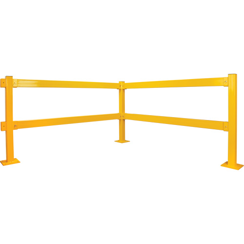 Garde-corps Lift-Out, Acier, 3' lo x 4" h, Jaune s&eacute;curit&eacute; OSHA CSL Industriel Inc.