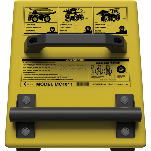 Checkers Safety Replacement Mounting Bracket for MC4011 Mining Wheel Chock CSL Industriel Inc.