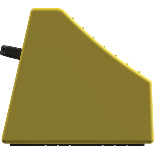Cale de roue ultra-robuste pour l'exploitation mini&egrave;re Checkers Safety sans support, PEHD, Jaune, 14-1/2" la x 17-1/2" p x 16" h CSL Industriel Inc.