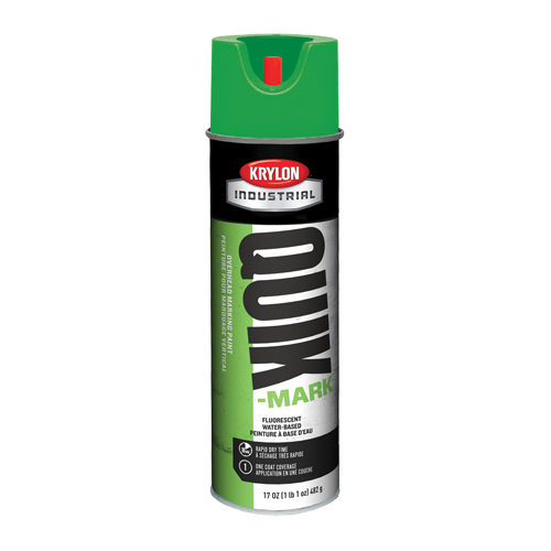 Peinture de marquage industrielle &agrave; base d'eau pour le travail en hauteur Quik-Mark, 17 oz, Canette a&eacute;rosol CSL Industriel Inc.
