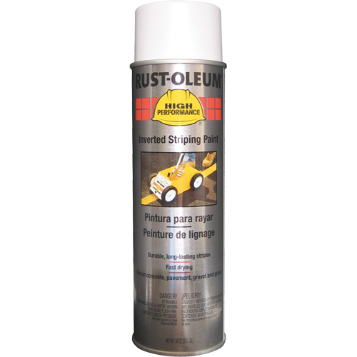 High Performance 2300 System Inverted Striping Spray Paint, White, 18 oz., Aerosol Can CSL Industriel Inc.