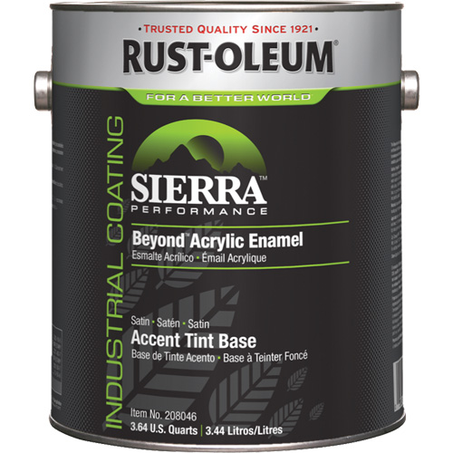 Sierra Performance Beyond Acrylic Enamel, Gallon, Tint Base CSL Industriel Inc.