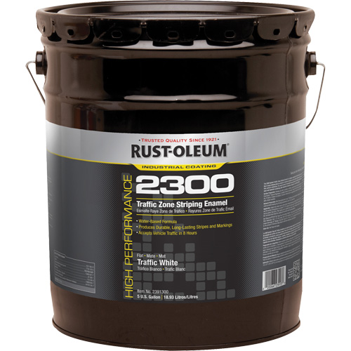 Peinture pour traçage de ligne invers&eacute;e Syst&egrave;me 2300 &agrave; haut rendement, Blanc, 5 gal., Seau CSL Industriel Inc.
