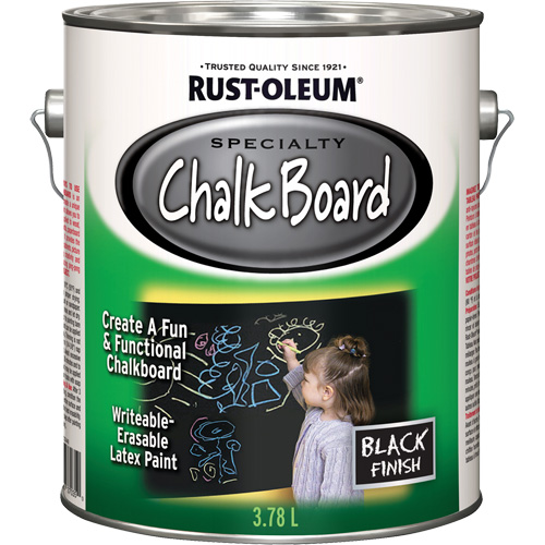 Peinture sp&eacute;cialis&eacute;e pour tableau noir, 3,78 L, Gallon, Noir CSL Industriel Inc.
