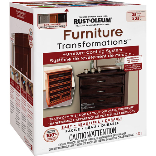 Syst&egrave;me de rev&ecirc;tement de meubles Furniture Transformations, 1,72 L, Trousse, Base &agrave; teinter CSL Industriel Inc.