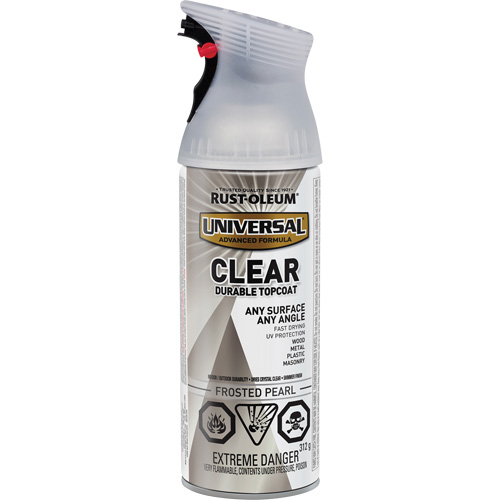 Couche de finition durable Universal, 312 g, Canette a&eacute;rosol, Perle givr&eacute;e CSL Industriel Inc.
