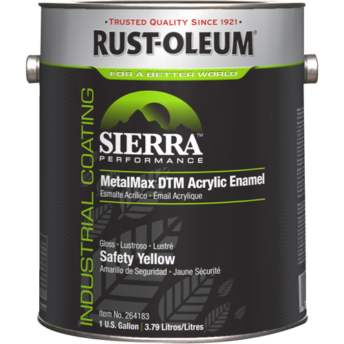 &eacute;mail acrylique DTM Sierra Performance MetalMax Plus, Gallon, Jaune CSL Industriel Inc.