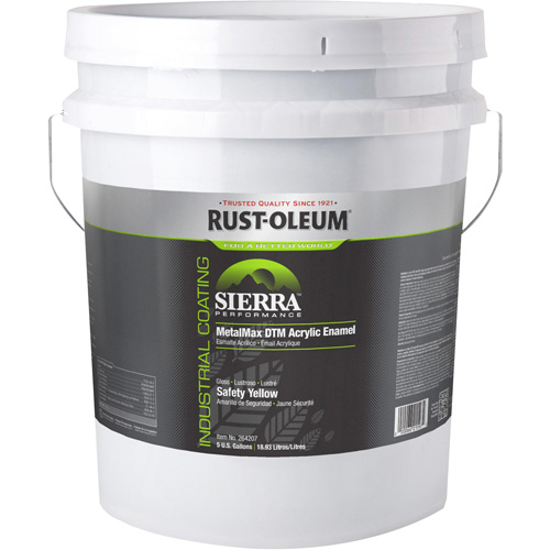 &eacute;mail acrylique DTM Sierra Performance MetalMax Plus, 5 gal., Seau, Jaune CSL Industriel Inc.