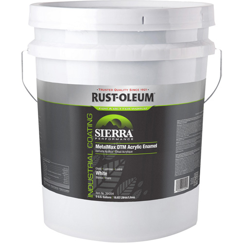 &eacute;mail acrylique DTM Sierra Performance MetalMax Plus, 5 gal., Seau, Blanc CSL Industriel Inc.