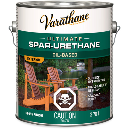 Fini diamant pour bois Varathane ext&eacute;rieur, 3,78 L, Transparent, Brillant CSL Industriel Inc.