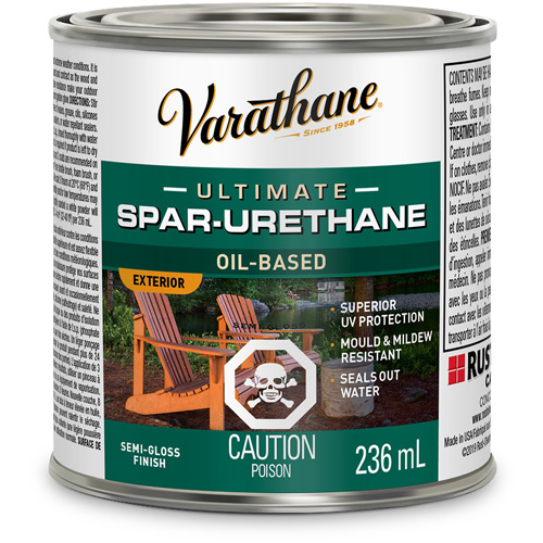 Fini diamant pour bois Varathane ext&eacute;rieur, 236 ml, Transparent, Semi-brillant CSL Industriel Inc.