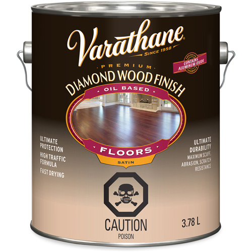 Enduit pour plancher &agrave; fini diamant pour bois Varathane, 3,78 L, Transparent, Satin CSL Industriel Inc.