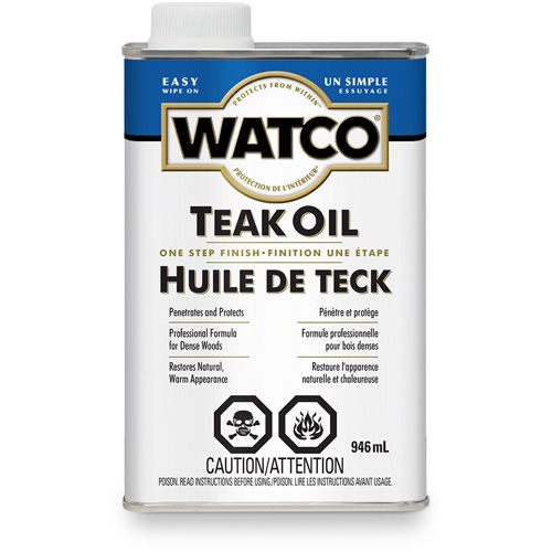 Huile de teck Watco, 946 ml, Transparent, Transparent CSL Industriel Inc.