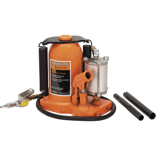 380C Bottle Jack, 20 Ton(s), Air Hydraulic, 20-5/8" Raised Height CSL Industriel Inc.