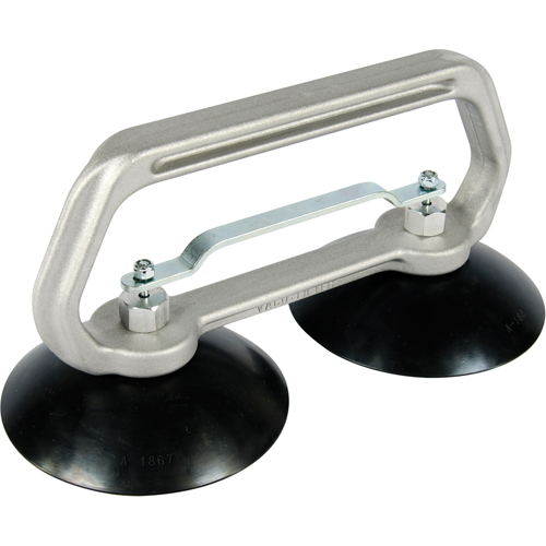 Appareils &agrave; ventouses - Ventouse double industrielle, 75 lb Capacit&eacute;, 5", Barre &agrave; tirer, 10" Longueur de la manche CSL Industriel Inc.