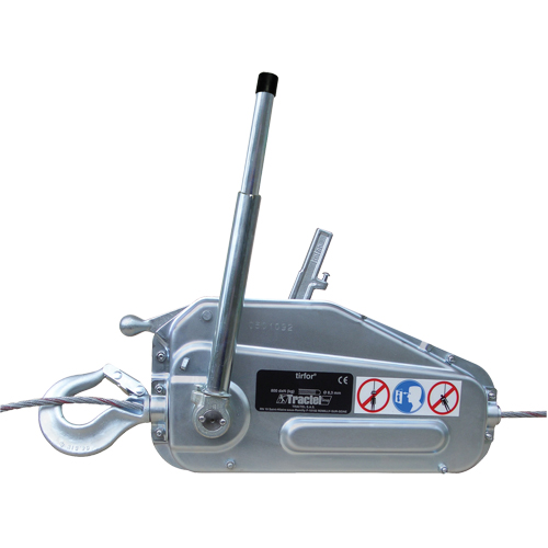 Tirfor&reg; Wire Rope Hoist - TU17, 5/16" Wire Diameter, 2000 lbs. (1 tons) Capacity CSL Industriel Inc.